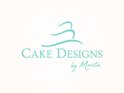 Minimal Cake Design baking branding cake shop design logo vector
