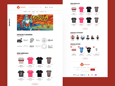 Concept - Landing Page Design Website Store Baby Fashion band merch catalog clean design company profile fashion figma kids landing page portofolio product page uiux web design