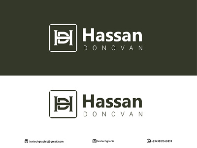 Hassan Donovan Logo Concept branding business card design design illustration logo logo brand logo design logodesign marketing ui