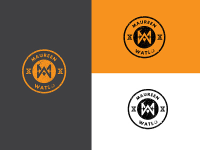 Maureen watso logo design