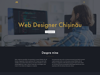 Freelacer Web Designer | mihaisiscanu.com chisinau design freelancer moldova web web design web designer