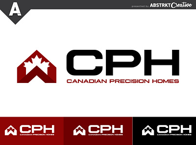 Canadian Precision Homes Logo bold brand canadian clean simple