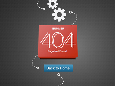 Bummer 404 404 page