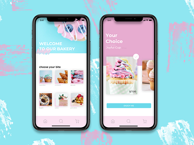 Bakery App color desert design designer designs illustraion illustration illustration art illustrations illustrator imagination inspiration interface sweet ui ui ux ui design uidesign user experience userinterface