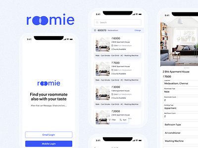 Roomie a Mobile application