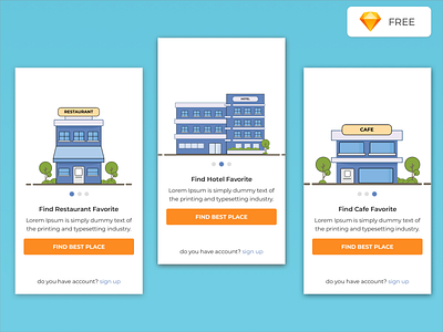 Onboarding - Freebies android app design free freebies llustration onboarding onboarding screen onboarding ui sketch ui ux