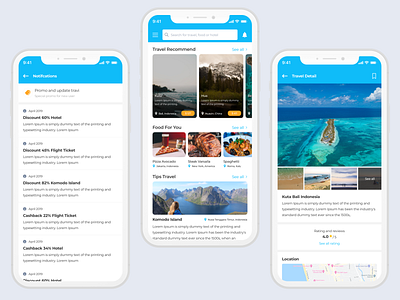 Travi UI Kit - Freebies android app app design freebies homepage inspiration ios notification travel ui ui ux design ui design ux