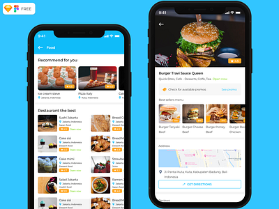 Food Travi - Freebies android clean design clean ui food food app freebies ios iphonex mobile app mobile ui ui ui design ux uxdesign