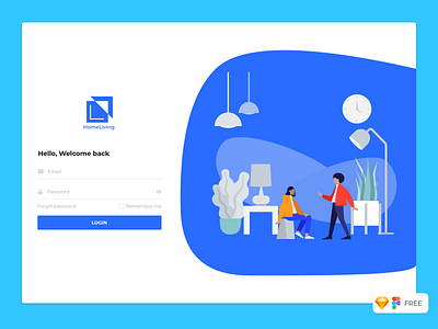 Login page - Freebies dashboard ui figma freebies illustraion login loginpage sign in sketch ui uidesign ux ux design webdesign