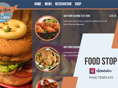 Food Stop Web Template