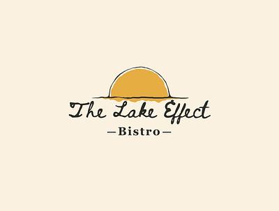 Logo For The lake Effect Bistro badge design badge logo badgedesign branding hand drawn illustration logo logo illustration