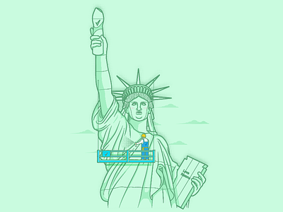 Armpit Of Liberty illustration rexona
