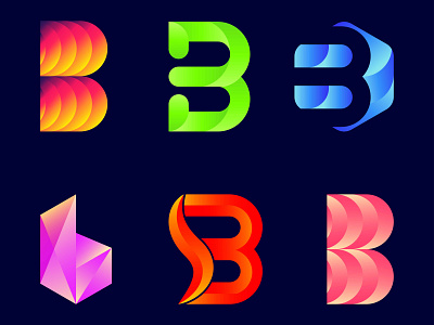 b letter logo