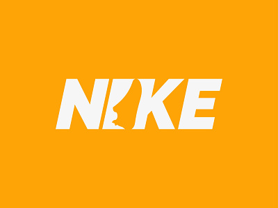 nike shoes negative space  logo