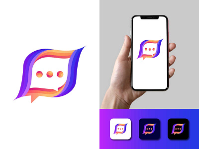 chat icon app logo app branding bubble chat chat chatting chit chat connect conversation creative creativity design feedback flat graphic icon illustrator image internet logo media