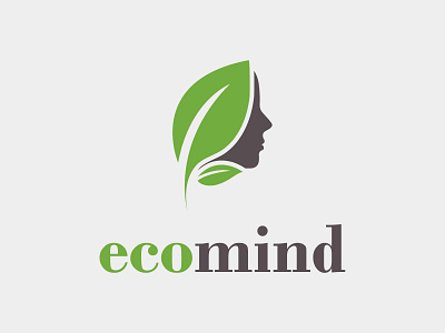 Ecomind logo design body brand branding eco ecologic ecological environment environmental environmentalist health healthy human identity joyful lotus massage medicine natural nature people