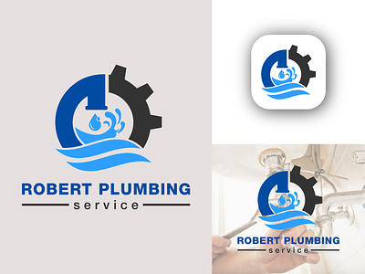 plumbing service logo business clean company corporate drain handyman installation maintenance meisuseno pipes plumber plumbing plumbing logo repair replace service technician water vector vector logo water