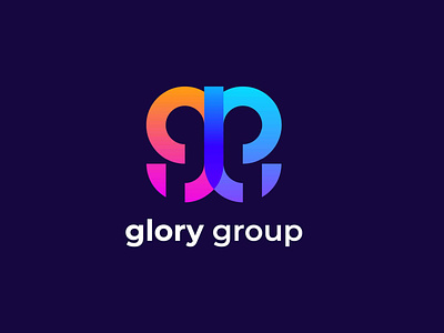 gg letter logo design