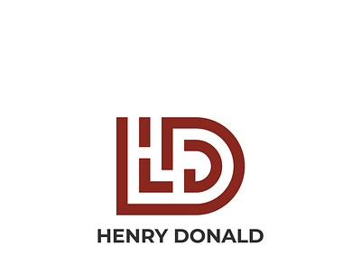 HD logo design business logo hd letter logo lettermark logo logotype wordmark
