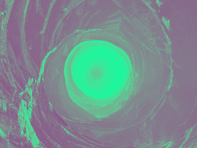 Neon Ground abstract circular duotone eerie landscape photomanipulation photoshop unsplash