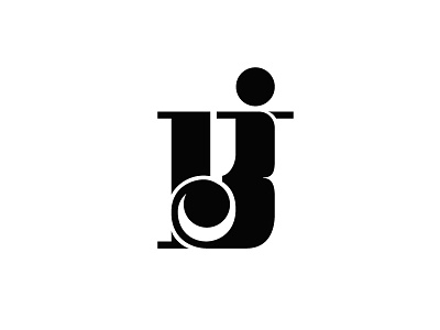 Bj brand handlettering lettering logo logotype monogram roman