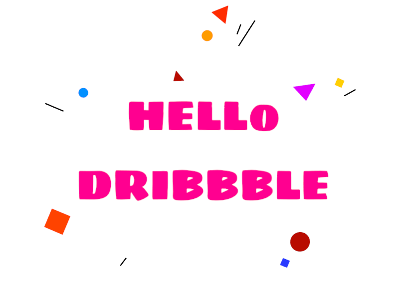 Hello Dribbble animated animation apple motion design final cut pro firstshot hello hello dribbble pixflow text animation typogaphy