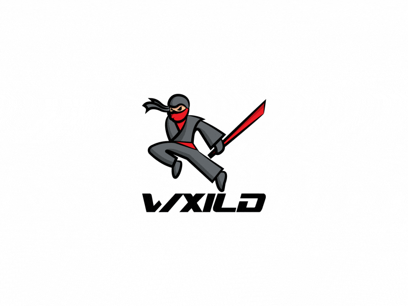 WXILD - Logo Intro 2d animation after effects animated animated logo animation design best logo animation custom dope gif motion design