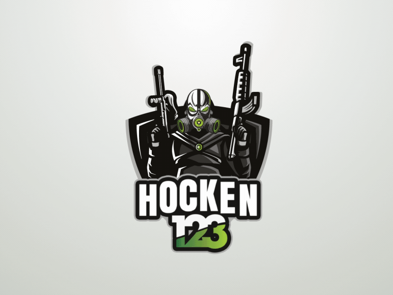 Custom Logo Intro for Hocken123 2d animation after effects animated animated logo animation design best logo animation character character animation custom dope motion design
