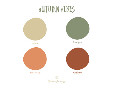 Autumn Colors autumn colors autumn colours brown color palette colour palette cream fall colors fall colours green orange swatches