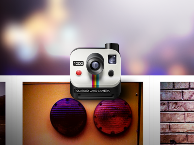 Pola app camera gui icon ios iphon iphone music photo polaroid ui
