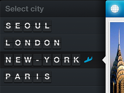 travel-selct city airplane airport app city cloud icon ios iphone menu newyork airplane travel vacation