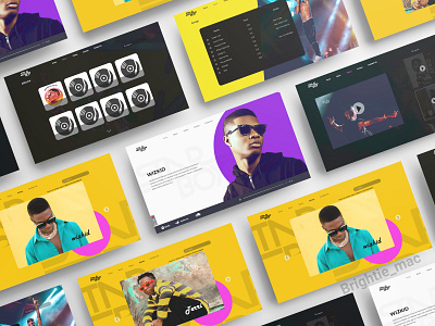 Record label labding page for starboy Entertainment adobe xd adobexd animation branding designer freelancer illustration illustrator job landing page logo product product design remote work typography uidesign uiux ux design vector web design