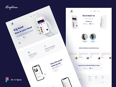 Mploi-me Landing Page Design