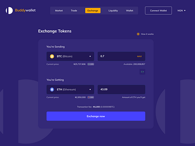 Buddywallet - exchange