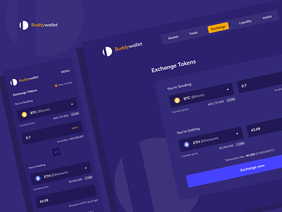 Buddy Wallet - exchange