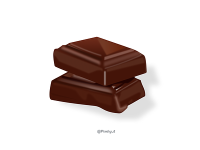 Chocolate box branding design illustration product vector