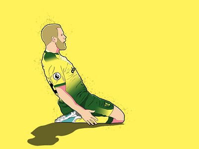 Pukki design football footballer illustration norwich soccer sport