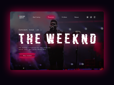 concept weeknd concept concert design music musicartist musicconcert musicevent uiux violet webdesign website weeknd дизайнсайта концерт музыкальноесобытие