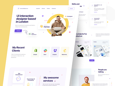 Personal Portfolio - Web Landing Page Design