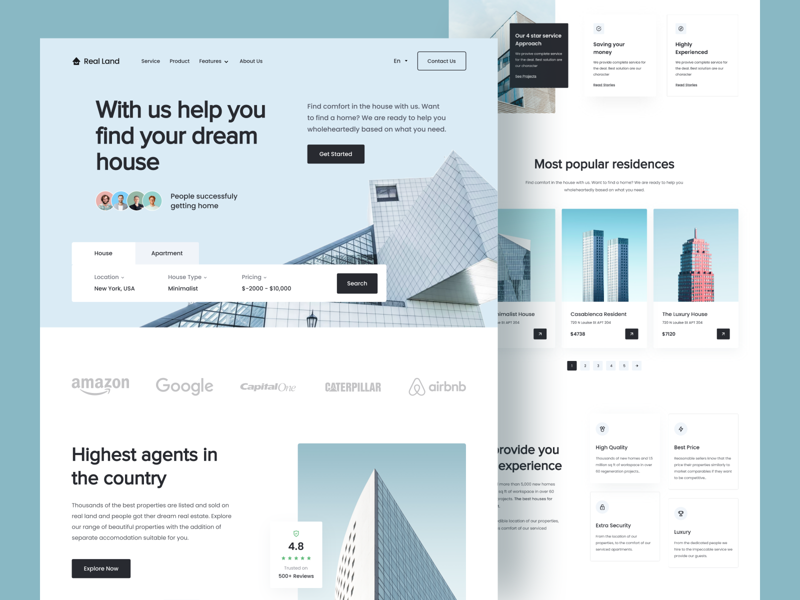 Property Landing Page Website 🔥 by Bil Mukarrama for Dosage Studio on ...