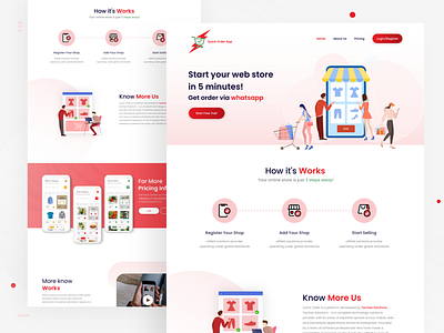 Quick Order Web App 3d adobe adobexd animation bike branding car design graphic design house illustration illustrator logo motion graphics ui ui design uidesign uiux webapp website