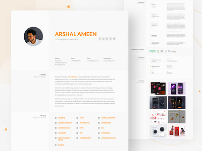 Portfolio UI Design