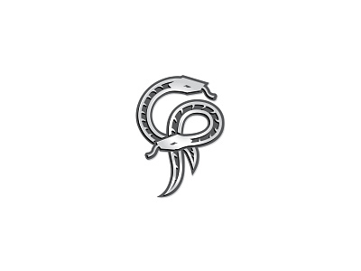 C + P+ Snakes animal logo logotype minimal monogram logo snake snake illustration snake logo