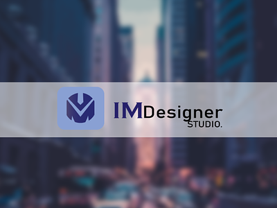 IMdesigner studio logo :) adobe illustrator branding design icon logo logodesign vector