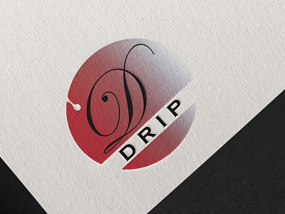 New Logo "drip" done today for a clothing brand :D adobe illustrator branding design icon logo logodesign
