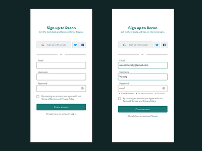 Mobile sign up page app app design daily ui dailyui dailyuichallenge design minimal mobile app mobile design mobile ui product design sign up sign up form sign up ui ui ux