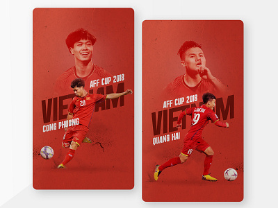 Vietnam Football Posters design footballer poster sport vietnam