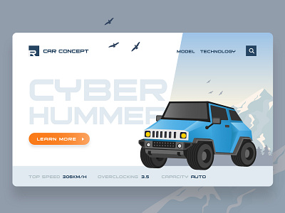 Cyberhummer car concept