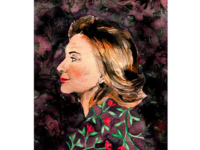 Illustration | Portrait of Hillary Clinton