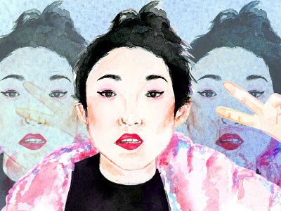 Illustration | Portrait of Awkwafina